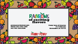 Penny Juice Card Back