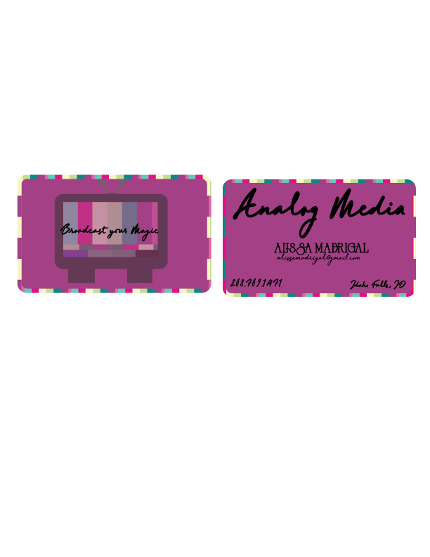 Purple Business Card